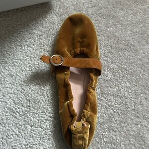 JCrew ballerina flats with strap